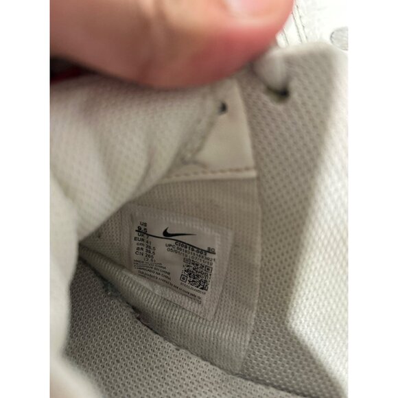 Nike Air Force 1 Shadow Sail Red Leather Low Top Sneakers - Picture 8 of 8